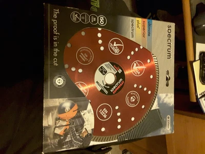 £14.99 • Buy Diamond Cutting Disc. Spectrum 230mm  Superfast Multi Material Blade