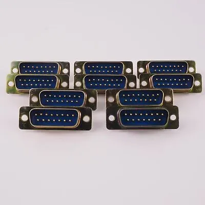 10x D-SUB DB15 15-Pin Male Assembly Solder Plug Connector Socket • $9.99