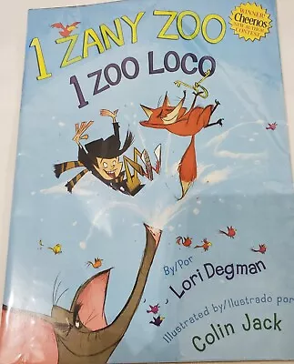 7 Cheerios Promo Spanish/English Bi-Lingual KIDS' BOOKS '1 Zany Zoo/1 Zoo Loco' • $14
