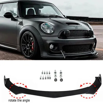 Front Bumper Lip Spoiler Splitter Body Kit Fits For MINI COOPER R53 R56 R58 R60 • $42.95