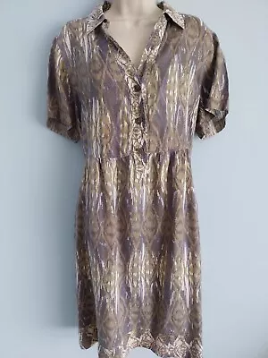 £4.99 • Buy Beautiful KEW Ladies Dress Size 18 Short Sleeve And Button Front