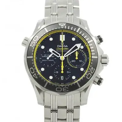 OMEGA Seamaster 300 Co-Axial 212.30.44.50.01.002 Black Yellow Dial 90222605 • $6796.88