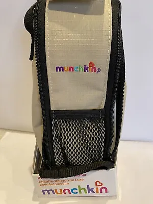 Munchkin Deluxe Auto Baby Bottle Warmer. Tan/Black New In Box. Plugs Into Auto • $18