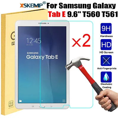 2Pcs For Samsung Galaxy Tab S4 3 2 E S S2 S3 Tempered Glass Screen Protector • $21.25