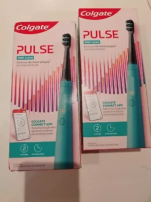 Colgate Electric Toothbrush Pulse Deep Clean And Pulse Whitening X 2 Pieces • $49