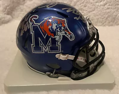 Memphis Tigers SIGNED Mini-helmet -Mike Norvell Brady White Taylor CoxieMags • $139