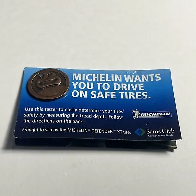 MICHELIN MAN TIRE Tread  TESTER COIN - COLLECTIBLE. New • $4.49