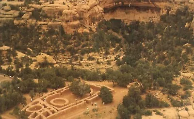 Sun Temple Mesa Verde National Park  Colorado Aerial View Postcard • $4.29