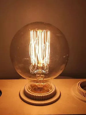 Edison Vintage Large Globe Bulb (G80) X4 • £10