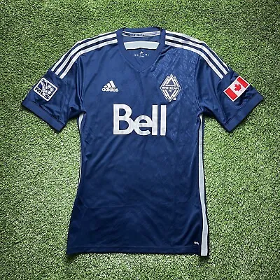2014 2015 Vancouver Whitecaps Shirt Jersey Adidas Kit Blue Away Medium M • $47.25