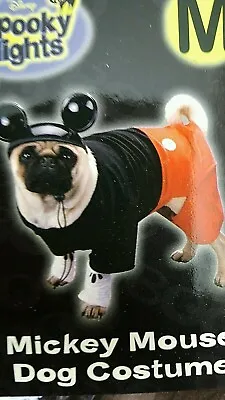 Small  8-12  MICKEY MOUSE COSTUME FOR DOGS AND PETS  HALLOWEEN By JAKKS • $16.74