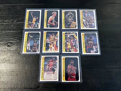 1986-87 Fleer Basketball Stickers Partial Set 10/11 NO Jordan • $350