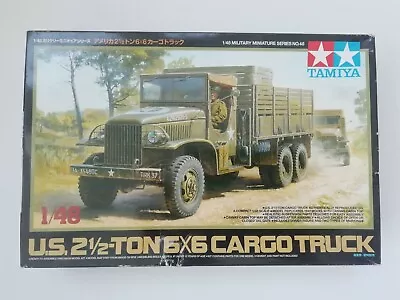 Tamiya Military Miniature U.S 2 1/2 6x6 Cargo Truck 1/48 With Metal Chassis.  • £25