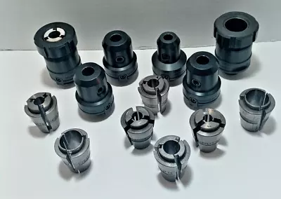 Sandvik Varilock 50 14pc Set 4 Mill Holders 2 Balas  Collet Chucks & 8 C8 Collet • $75