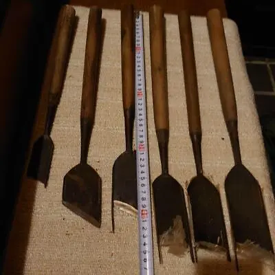 NOMI Chisel Japanese Carpentry Woodworking Tool Set Lot Of 6 ST01 • £146.48