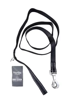 NWT Martha Stewart Nylon Dog Leash Black 5 Ft Long 3/4  • $15