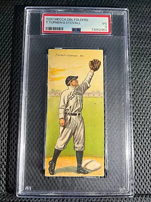 1911 T201 Mecca Double Folders Turner Stovall Psa 3 Vg • $200