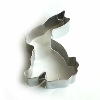 Metal 8cm Bunny Rabbit Shaped Cookie Pastry Fondant Icing Cutter • £2.49