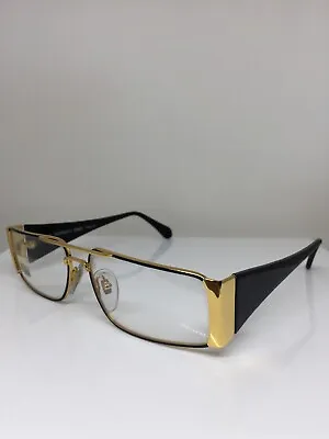 £206.71 • Buy New Vintage GIANFRANCO FERRE GFF 45 Eyeglasses GFF 45 C. 218 Black & Gold 58mm