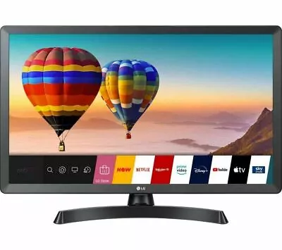 £107 • Buy LG 28TQ515S 28  Smart HD Ready IPS LED TV Wi-Fi & Freeview & Freesat - Black