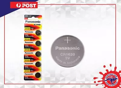 Panasonic CR1620 Li Battery 3V Coin Cell Batteries • $2.99
