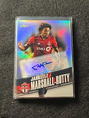 2022 Topps MLS Chrome Jahkeele Marshall-Rutty Auto • $2