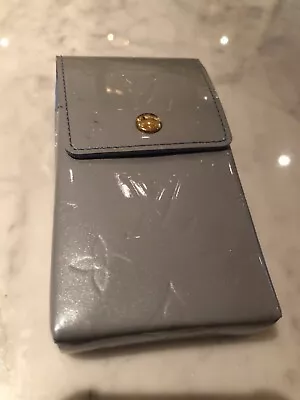 Louis Vuitton Monogram Vernis Grey Cigarette Case. • $100