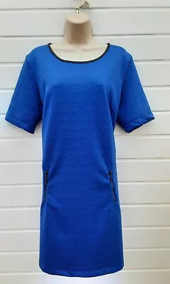 Tunic Dressmod60's70's Repro-vintage Stylebluesize 14 App / Large  Nwts • £5.99