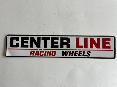 Original Vintage NOS Center Line Racing Wheels Sticker ~12x2.5” (4A) • $12.99