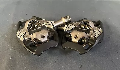 Shimano Deore XT PD-M8020 Clipless Mountain Bike Pedals Dual-Sided SPD 9/16  • $38