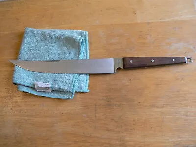 Vintage 9  Blade EKCO FLINT Carving Slicing Knife - Mid-Century USA - Hangable • $19.99