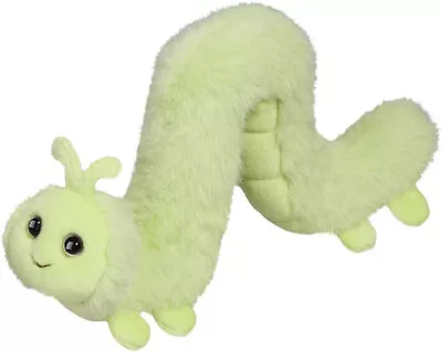 Inchy 8  Inchworm Douglas Cuddle Toy Plush Stuffed Animal Insect Worm Bug Green • $16.50