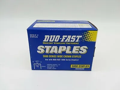 Duo-Fast 5016-C 1/2  Series Wide Crown Staples (5000Ct) • $12.50