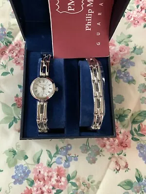 Bnwot A Lovely Watch & Bracelet Set In Good Working Order • £12