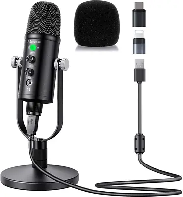 Mercase USB Condenser Microphone Compatible With... • $74.99