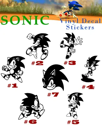 $4.39 • Buy Looks Like Not Sonic The Hedgehog Video Game Vinyl Decal Sticker Car Wall 
