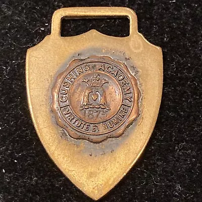 Vintage Brass Cushing Academy Medal Prep School Ashburnham MA • $25