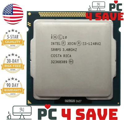$24.99 • Buy Intel Xeon E3-1240 V2 SR0P5 3.4GHz 8MB 4-Core LGA 1155 Workstation Processor 69W