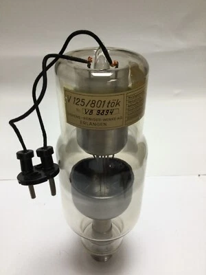 $120 • Buy VINTAGE X-RAY TUBE Siemens-Reiniger V125/801tök Kenotron | EARLY 50s