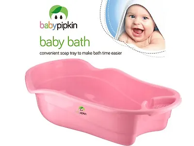 Large Plastic Newborn Baby Bath Tub Bathing Shower Toddler Bathtub Kids Infant • £12.99