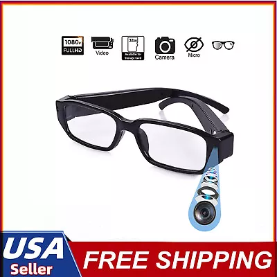 1080 HD Mini Camera Glasses Wearable DVR Eyeglass Sports Video Eyewear Recorder • $24.79