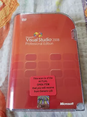 Open Box - C5E-00245 Microsoft Windows Visual Studio 2008 Professional • $195