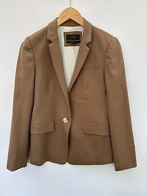 J Crew Regent Blazer 4 Beige Tan Wool Blend Jacket • $53.99