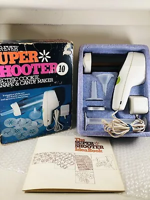 Vtg Wear-Ever Super Shooter 70001 Electric Cookie Press Candy Maker CIB Complete • $39.99