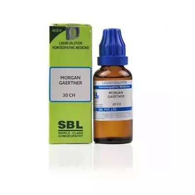 SBL Homeopathic Morgan Gaertner Dilution 30ml • $12.39