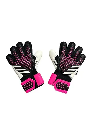 Adidas Predator Accuracy Match Goalkeeper Gloves Men’s Size 8 • £19.99