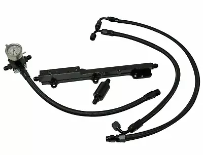 D Series Fuel Rail Civic Si SOHC For D15 D16 High Flow Fpr Gauge Line 3 Bolt USA • $149.95