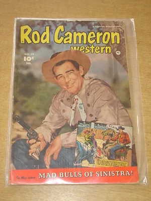 £34.99 • Buy Rod Cameron Western #19 Vg (4.0) Fawcett Comics February 1953