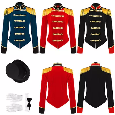 Women's Circus Ringmaster Costume Outfits Tassel Jacket Cosplay Vintage Jacket • $23.91