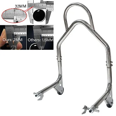 Motorcycle Race Bike Rear Wheel Stand Lift Bracket Fork Swingarm Stand • $85